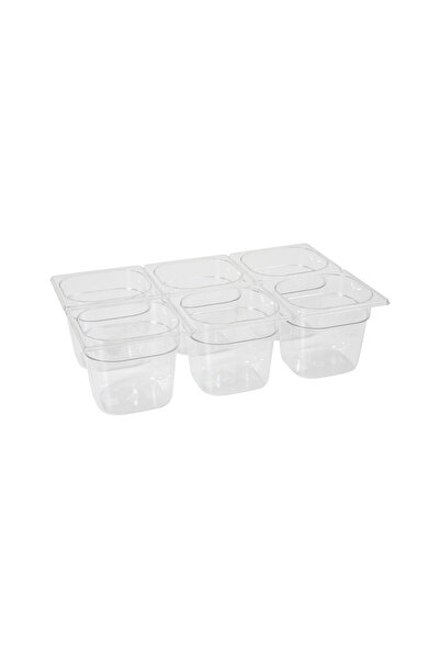 HENDI Tavă Gastronorm GN 1/6 200 mm 3,4 l - Policarbonat transparent