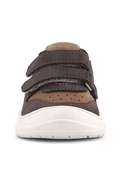 Rakerplus Schaggy Genuine Leather Brown Baby Sneakers