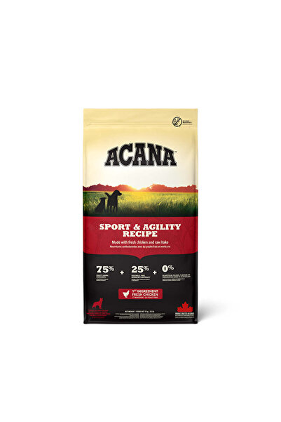 Acana طعام جاف للكلاب من سبورتس آند أجيليتي - وزن 17 كجم