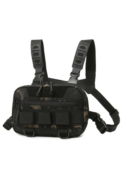 Choice حقيبة صدر صيد سوداء مموهة للرجال حقائب تكتيكية مقاومة للماء وحقائب ظهر...