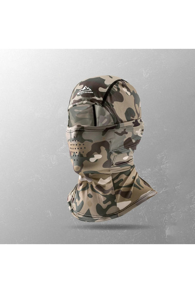 Choice قناع تمويه أخضر لركوب الدراجات، قناع كامل للوجه، سريع الجفاف، مصنوع من...