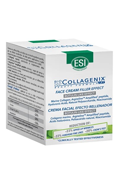 ESI كريم بيو كولاجينيكس للوجه بتأثير الحشو
