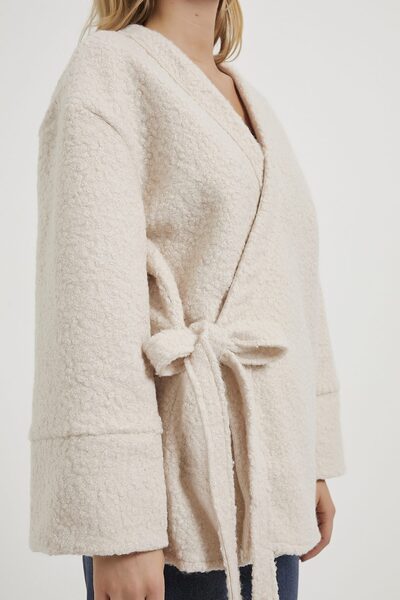 Arma Life Armalife 873 merinos side tied women's cardigan