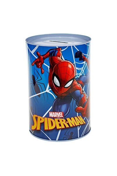 SHOPIENS Pușculiță metalică, Marvel, Spiderman, albastră, 10x15cm, MYONNA IT ...