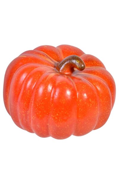 SHOPIENS Decorative Pumpkin, Plastic, Length 13.5cm, Orange, MYONNA IT & E- COMMERCE