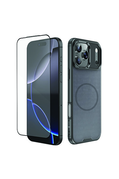 trands جراب وغطاء زجاجي 2 في 1 لهاتف iPhone 17 Pro TR-BD4550
