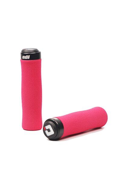 Choice مقبض مقود دراجة جبلية ODI بحلقة وردية سوداء مقبض إسفنجي للدراجات الجبل...