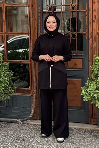 Ceremony Önü Ve Cepleri Fermuar Detaylı Ceketli Etekli Star Takım W-6921