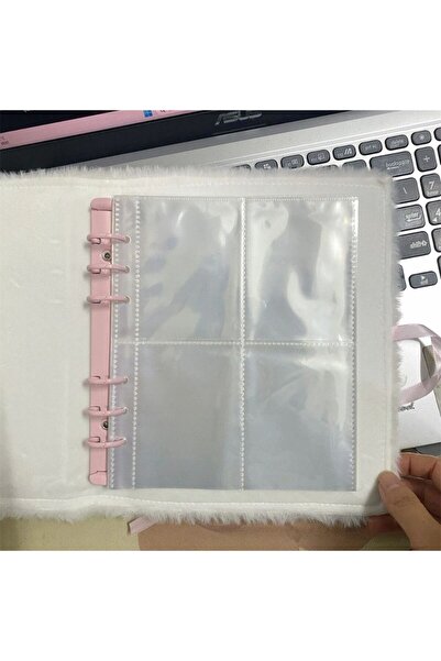 Choice ١٠ صفحات داخلية A5 INS ٣ بوصة، ألبوم صور وبري بنمط نجمة، غلاف من القطي...