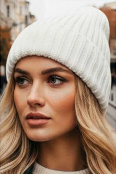 Mood Agenda Жіноча м'яка товста в'язана шапка з м'якої вовни