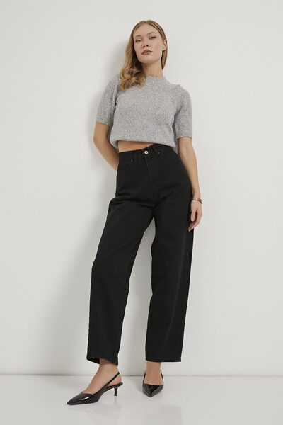 Arma Life ARMALIFE 2155 YÜKSEK BEL BALON DENİM KADIN PANTOLON