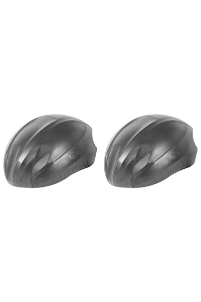 MOJOYCE غطاءان أسودان لخوذة الدراجة، خفيفان للغاية، مقاومان للماء، عاكسان للض...