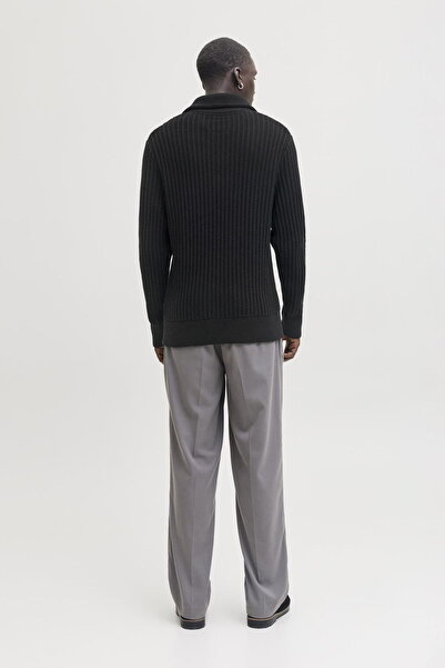 Jack & Jones Men's Zippered 100% Cotton Sweater - Blaspencer