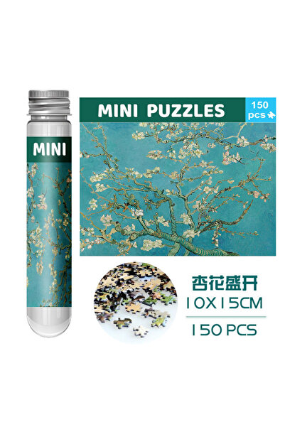 Choice12 C-002 150 قطعة من أنابيب الاختبار، ألغاز لوحات فان جوخ مع صينية تخزي...