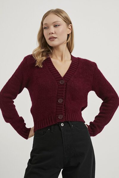 Arma Life Armalife 1108 Open Collar Short Women's Cardigan