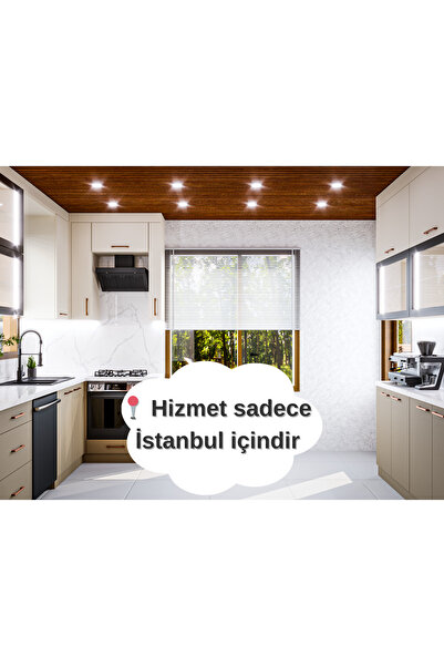 SadeceInterior MUTFAK DOLABI EN EKONOMİK FİYAT Ölçüye Özel (Alt: 500 cm + Üst...