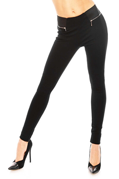 WildFashion Pantaloni cu croi mulat si elastic lat in talie B393-1