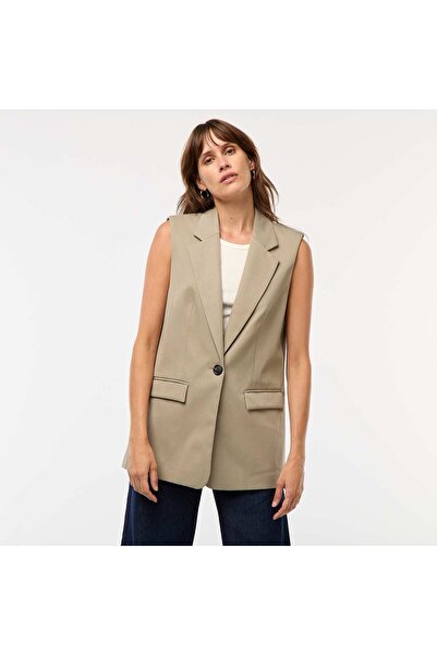 KIABI Sleeveless Suit Vest GREEN