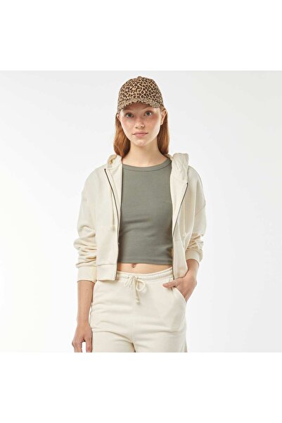 KIABI Cropped hoodie BEIGE