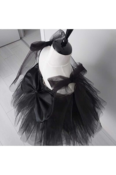 FERA SİYAH RENKLİ PRENSES GELİNLİK