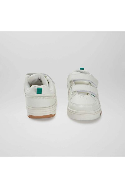 KIABI Sporty Velcro trainers WHITE