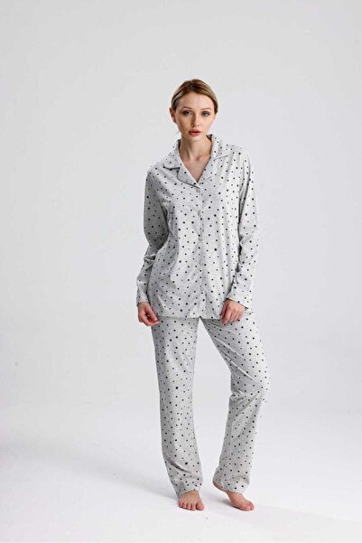 Yeni İnci Cotton Pajama Set 5011