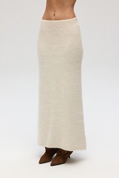 MAI STUDIOS CO. Nivra Екру Довга трикотажна спідниця