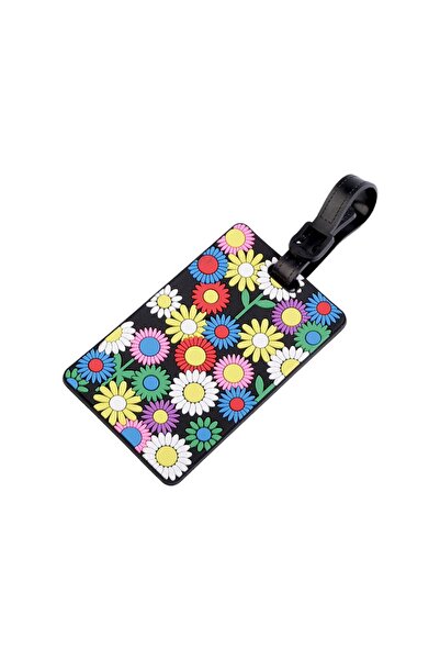 Crisalida Eticheta pentru identificare bagaje, 6,5 x 10 cm, Flori multicolor