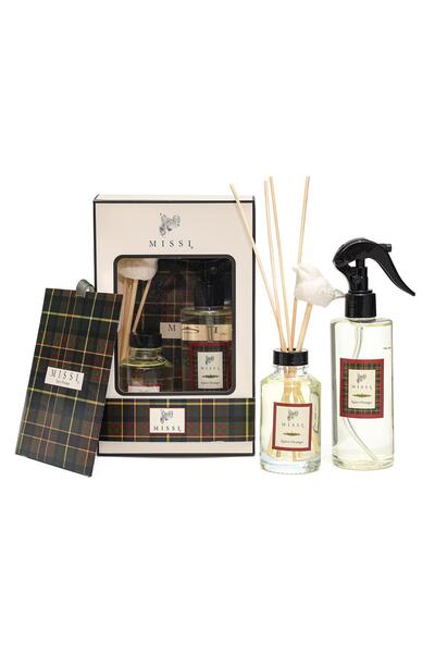 Missi Yılbaşı Spice Orange Hediye Seti (Oda Kokusu- Oda Spreyi-Kokulu Zarf)