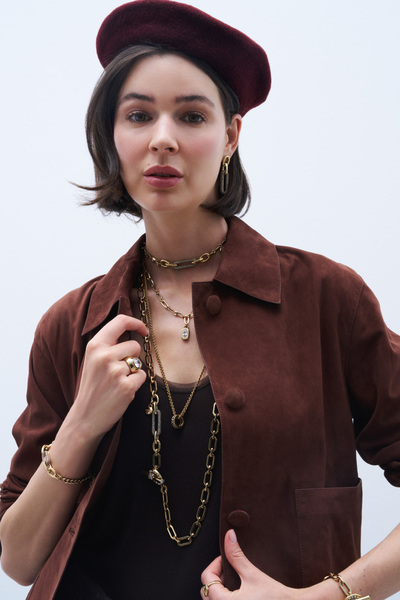 Mon Reve Orbit Zirkon Charm Zincir Kolye