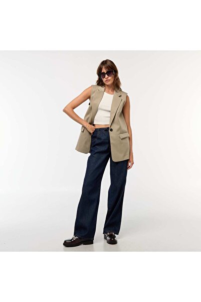 KIABI Sleeveless Suit Vest GREEN