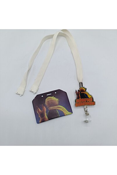 CİCCİBİCCİSHOP KÜÇÜK PRENS ASKILI YOYO NÖBETÇİ ÖĞRETMEN, KART TUTUCU