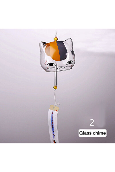 Choice4 جرسان هوائيان يابانيان مصنوعان يدويًا من الزجاج، ديكور منزلي ومكتبي