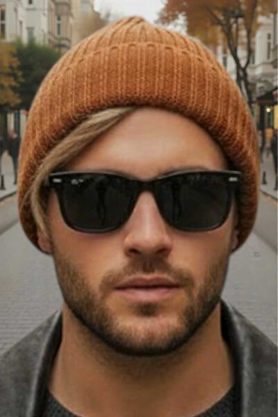 Mood Agenda Men's Soft Textured Thick Ribbed Soft Wool Beret