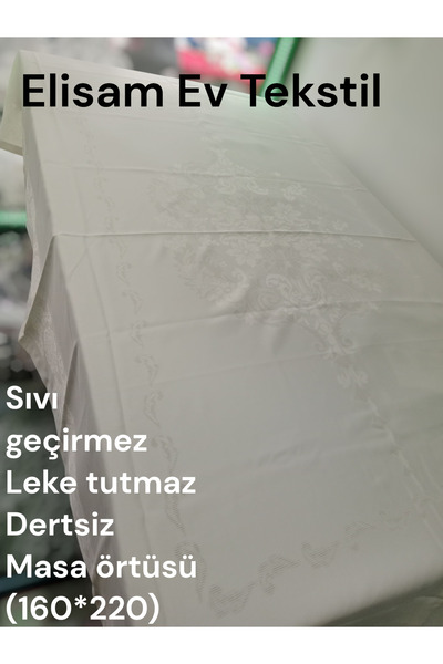 Elisam Liquid-Proof, Stain-Resistant, Worry-Free Tablecloth