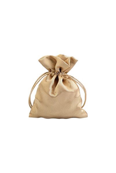 Crisalida Crisalida satin gift bag, 9.5x13 cm, Gold
