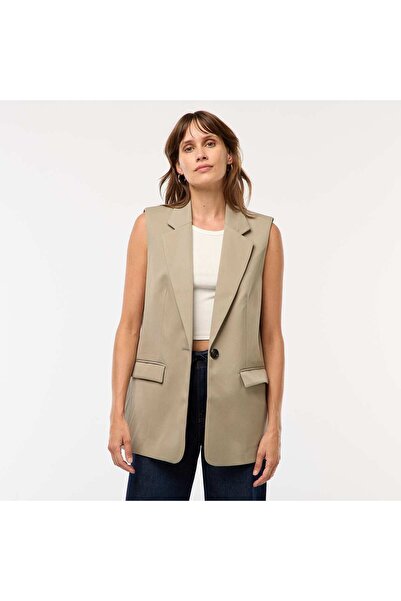 KIABI Sleeveless Suit Vest GREEN