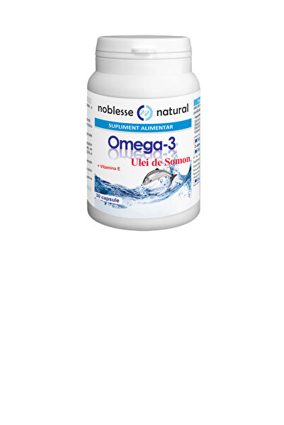 Noblesse Natural OMEGA 3 - SALMON OIL 1000 mg + VIT E 10 mg - 30 cps