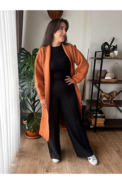 AYSAMOOD Long Knitted Cardigan