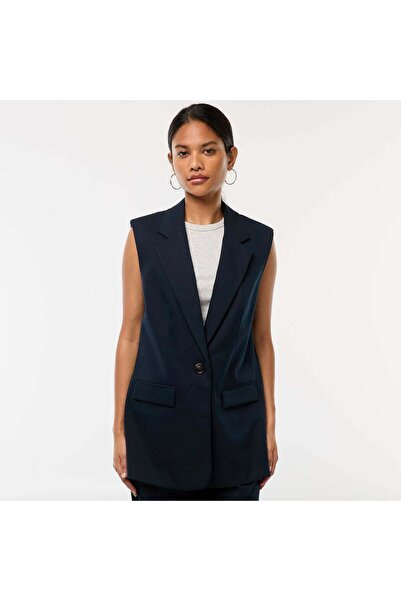 KIABI Sleeveless Suit Vest BLUE