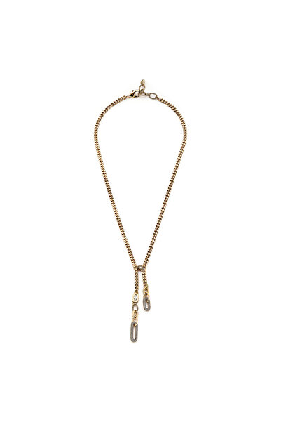 Mon Reve United Roads Altın Kaplama Zincir Kolye