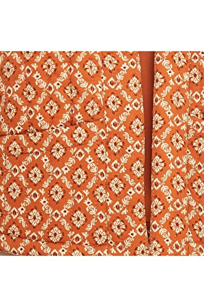 KIABI Printed padded bodywarmer BROWN