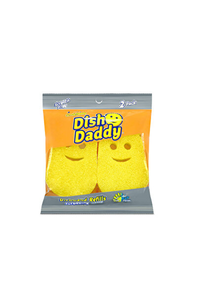 Scrub Daddy DISH DADDY YELLOW dish sponge with handle 2 pcs/set