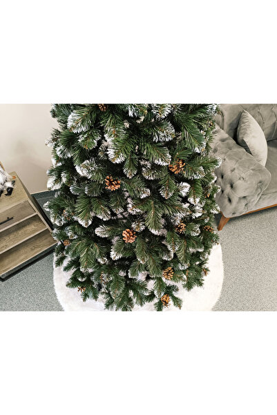 SERSIMO Brad artificial de Crăciun Deluxe de la Sersimo, Lidia Nins cu conuri, 2D, 200cm