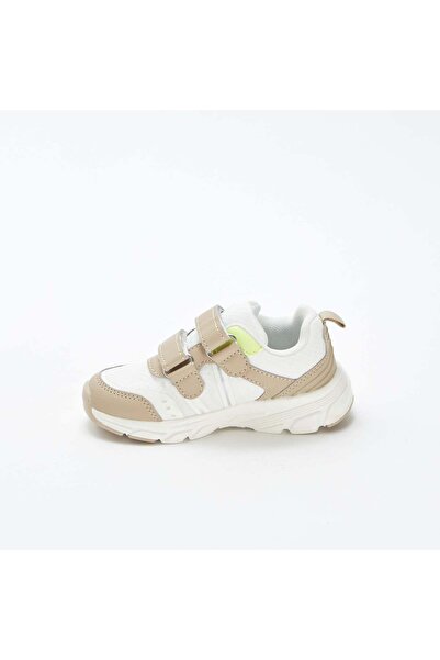KIABI Low-top trainers with neon details BEIGE