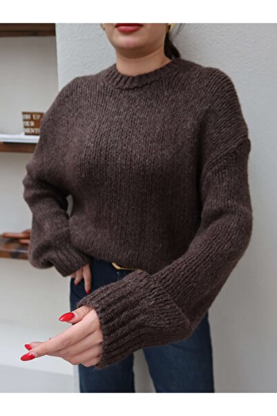 ESRAHELVACI Long Sleeve Knitted Sweater