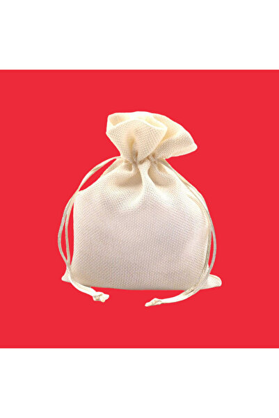 Crisalida Rustic decorative bag imitation jute Crisalida, 13 x 18 cm, Cream
