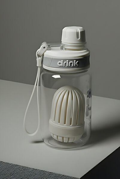 Bisbell 450ml Reusable Water Bottle with Infuser, BPA-Free, Leak-Proof, Gym & Office,BB4027