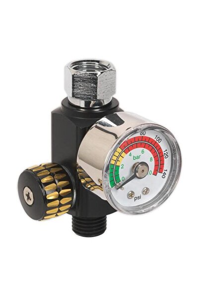 SEALEY Pressure gauge for adjusting the pressure on the paint gun