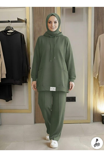 Bala Giyim Kadın Kapüşonlu Alt Üst Takım